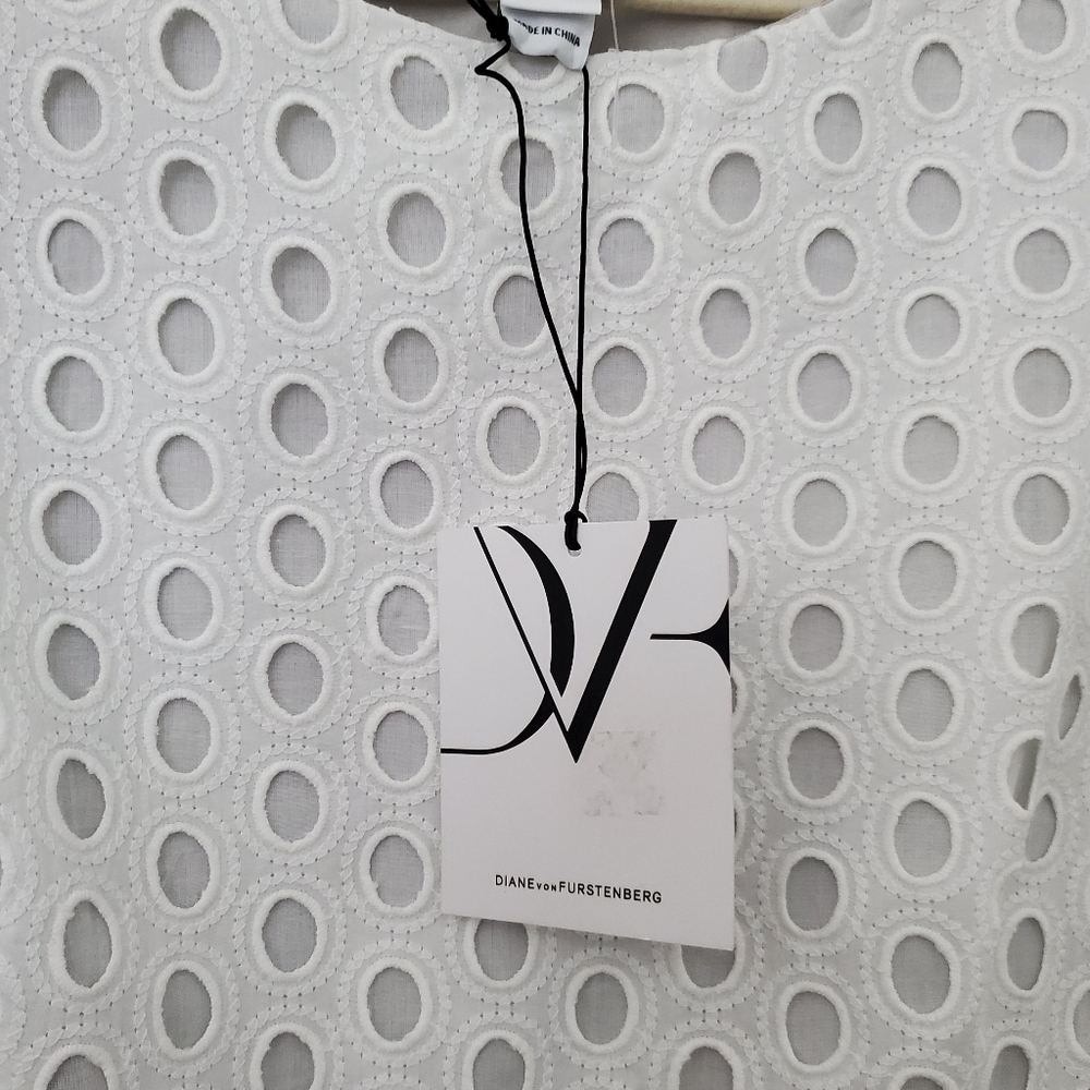 Diane von Furstenberg Carprenna Ring Stitch Dress 14. - Picture 13 of 16